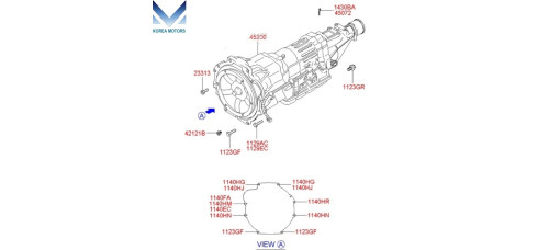 new transmission at-4 2wd hyundai starex h-1 iload 2001-07